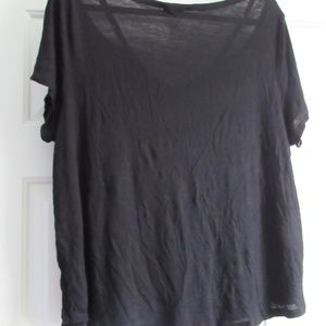 Glitz Tops - Glitz black pocket strappy tee 3x Glitz Tops - Glitz black pocket strappy tee 3x
